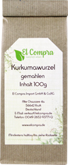Kurkumawurzel gemahlen - 100g